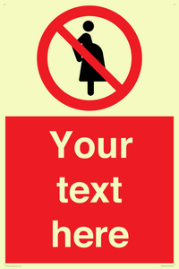 Custom prohibition not for pregnant women